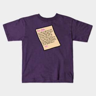 dear john (taylor's version) Kids T-Shirt